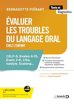 Télécharger le livre :  Évaluer les troubles du langage oral chez l'enfant