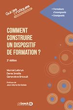 Télécharger le livre :  Comment construire un dispositif de formation ?
