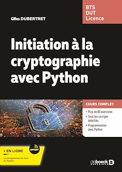Télécharger le livre :  Initiation à la cryptographie avec Python