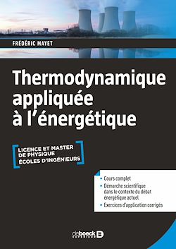 Télécharger le livre :  Thermodynamique appliquée à l’énergétique