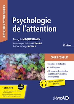 Télécharger le livre :  Psychologie de l'attention
