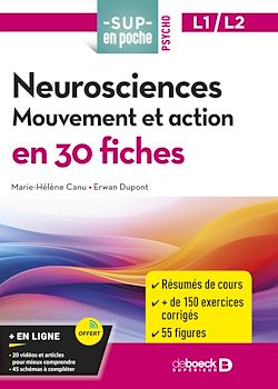 Télécharger le livre :  Neurosciences : Mouvement et action en 30 fiches - Licences 1 et 2