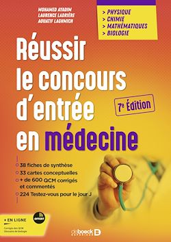 Télécharger le livre :  Réussir le concours d'entrée en médecine