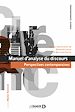 Télécharger le livre :  Manuel d'analyse du discours