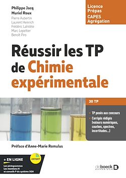 Télécharger le livre :  Réussir les TP de chimie expérimentale
