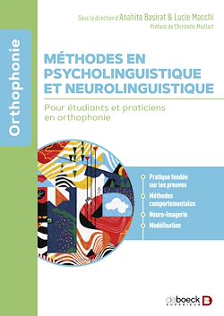Télécharger le livre :  Méthodes en psycholinguistique et neurolinguistique
