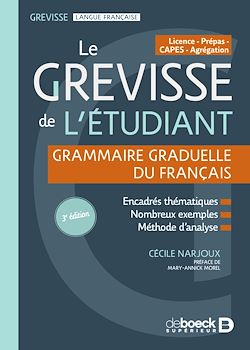 Télécharger le livre :  Le Grevisse de l'étudiant - Grammaire