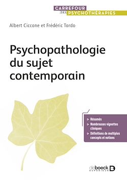 Télécharger le livre :  Psychopathologie du sujet contemporain