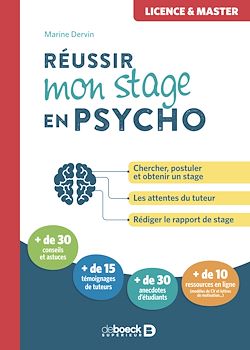 Télécharger le livre :  Réussir mon stage en psycho