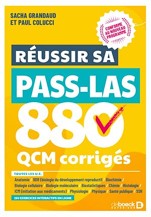 Download the eBook: Réussir sa PASS LAS - 880 QCM corrigés
