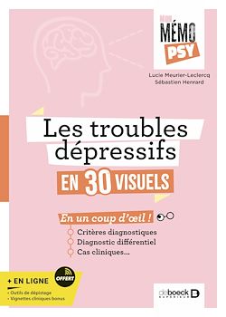 Télécharger le livre :  Mon mémo psy - Les troubles dépressifs en 30 visuels