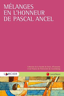 Télécharger le livre :  Mélanges en l'honneur de Pascal Ancel