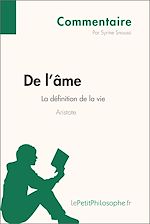 Télécharger le livre :  De l'âme d'Aristote - La définition de la vie (Commentaire)