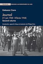 Télécharger le livre :  Journal (11 juin 1940 - 8 février 1943). Second volume