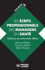 Télécharger le livre :  Les écrits professionnels des managers en santé