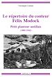 Télécharger le livre :  Le répertoire du conteur Félix Modock