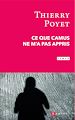 Télécharger le livre :  Ce que Camus ne m'a pas appris