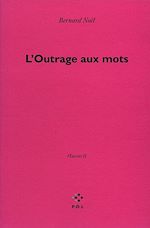 Download this eBook L'Outrage aux mots