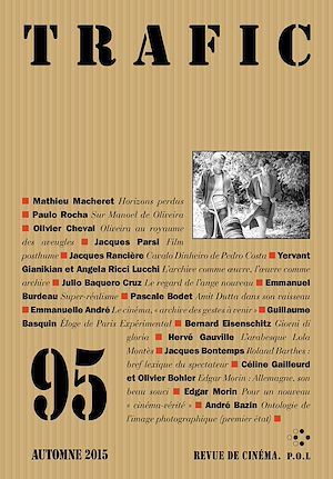 Téléchargez le livre :  Trafic N° 95 (Automne 2015)