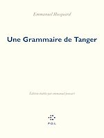 Télécharger le livre :  Une Grammaire de Tanger