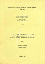 Download this eBook Les établissements Asto à l'époque préhispanique