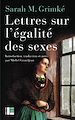Télécharger le livre :  Lettres sur l'égalité des sexes