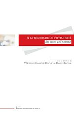 Télécharger le livre :  À la recherche de l'effectivité des droits de l'homme