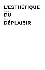 Télécharger le livre :  L'esthétique du déplaisir
