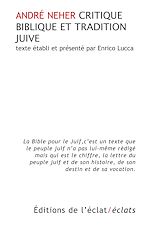 Télécharger le livre :  Critique biblique et tradition juive