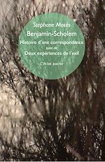 Télécharger le livre :  Benjamin-Scholem. Histoire d'une correspondance