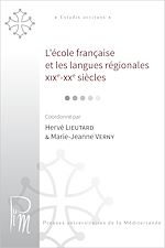 Télécharger le livre :  L'école française et les langues régionales