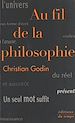 Télécharger le livre :  Au fil de la philosophie