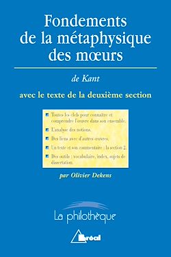 Télécharger le livre :  Fondements de la métaphysique des mœurs - Kant