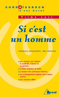 Télécharger le livre :  Si c'est un homme - P. Levi
