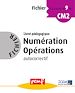 Télécharger le livre :  Fichier Numération Opérations 9 - Livret Pédagogique