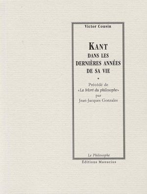 Download the eBook: Kant dans les dernières années de sa vie
