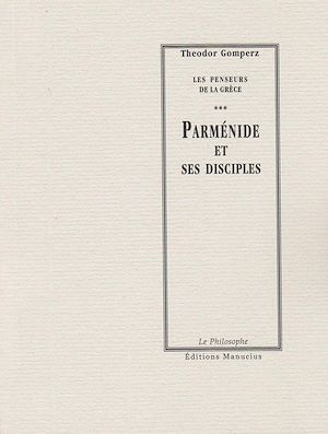 Download the eBook: Parménide et ses disciples