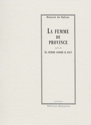 Download the eBook: La Femme de province