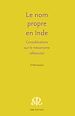 Télécharger le livre :  Le nom propre en Inde