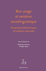 Télécharger le livre :  Bon usage et variation sociolinguistique