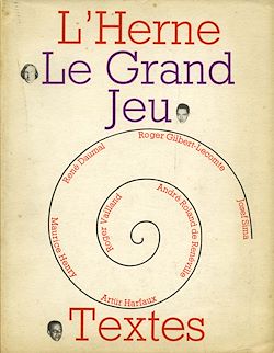 Télécharger le livre :  Cahier de L'Herne n° 10 : Le Grand Jeu
