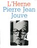 Télécharger le livre :  Cahier de L'Herne n° 19 : Pierre Jean Jouve