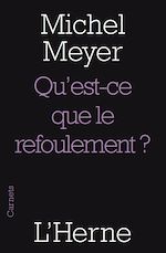 Télécharger le livre :  Qu'est-ce que le refoulement ?