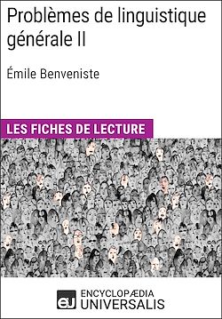 Télécharger le livre :  Problèmes de linguistique générale II d'Émile Benveniste