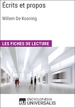 Télécharger le livre :  Écrits et propos de Willem De Kooning
