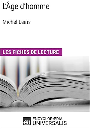 Téléchargez le livre :  L'Âge d'homme de Michel Leiris
