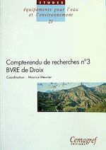 Download this eBook Compte-rendu de recherches n° 3  BVRE de Draix