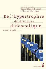 Télécharger le livre :  De l'hypertrophie du discours didascalique au XXe siècle