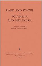 Télécharger le livre :  Rank and Status in Polynesia and Melanesia