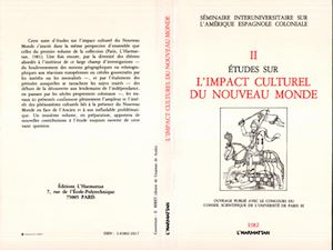Téléchargez le livre :  Etudes sur l'impact culturel du Nouveau Monde